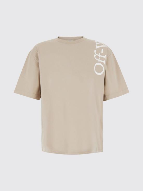 26FW 오프화이트 반팔 티셔츠 44MAA120F26J010 031 Beige - OFF WHITE