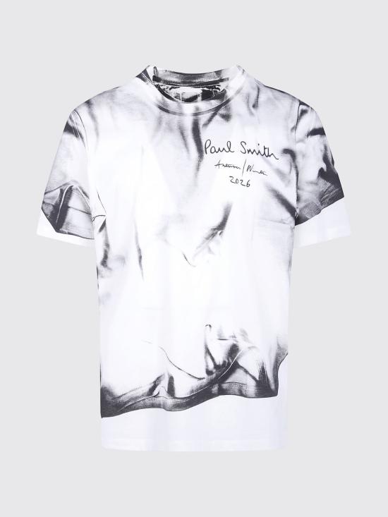 26FW 폴 스미스 반팔 티셔츠 M1R919TWP6203 79 White - PAUL SMITH