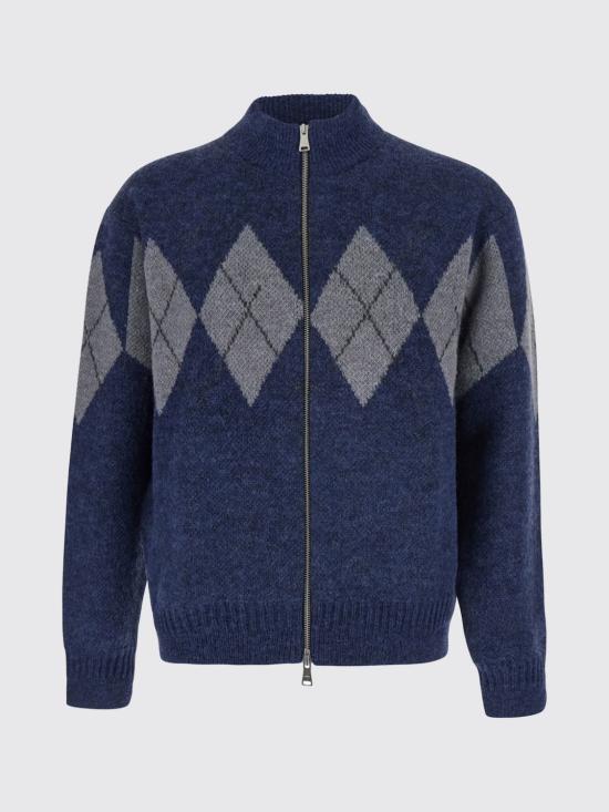 26FW 쿠어 집업 니트 CXG4KT13K MLB Blue - COOR