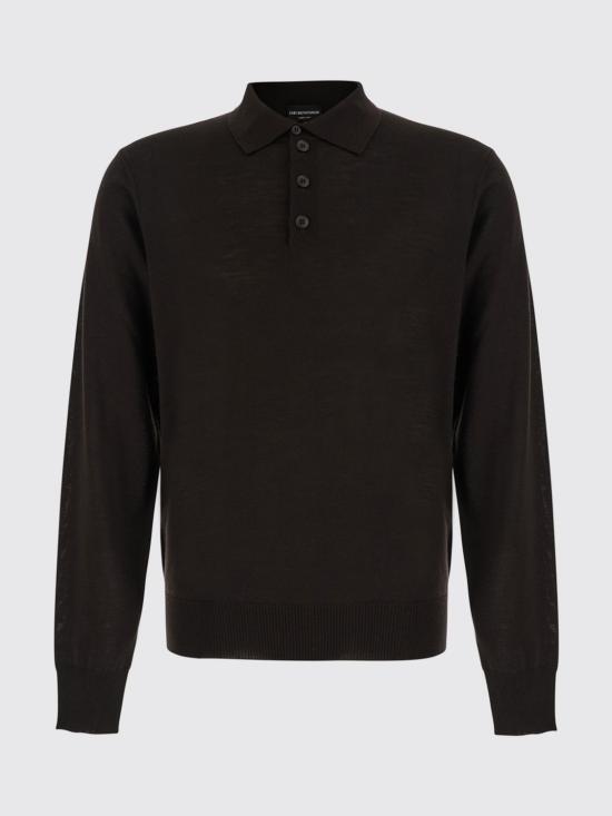 26FW 엠포리오 아르마니 폴로 티셔츠 EM005804AF25400 U6029 Brown - EMPORIO ARMANI