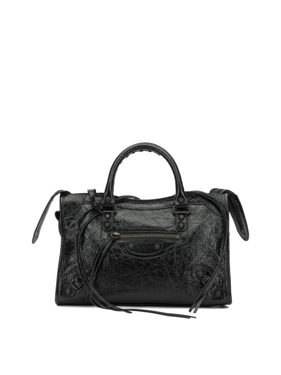 26FW 발렌시아가 르 시티 백 스몰 8657622ACFH1000 Black