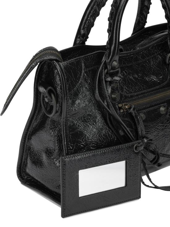 26FW 발렌시아가 르 시티 백 스몰 8657622ACFH1000 Black - BALENCIAGA