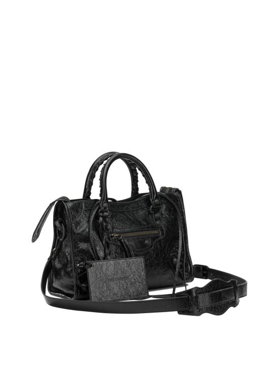 26FW 발렌시아가 르 시티 백 스몰 8657622ACFH1000 Black - BALENCIAGA