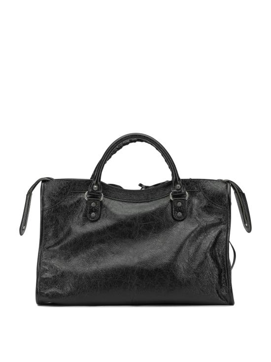 26FW 발렌시아가 르 시티 백 미디움 8657602ACLR1000 Black - BALENCIAGA