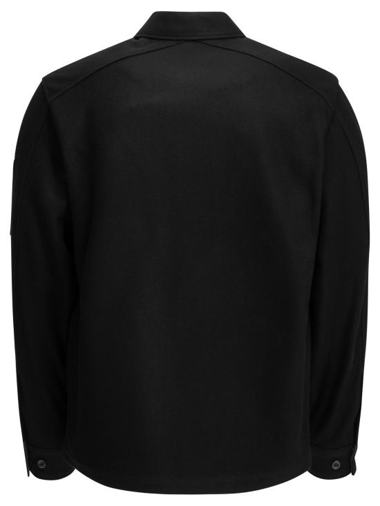 26FW 씨피 컴퍼니 펠티드 울 렌즈 버튼 오버셔츠 21CMOS261A110804A999 Black - C.P. COMPANY