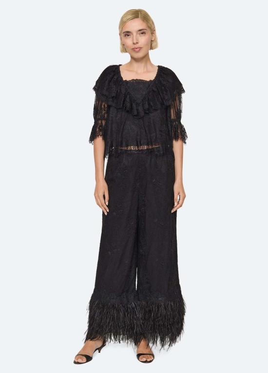  씨뉴욕 스트레이트 팬츠 RS27 019 BLACK - SEA NY