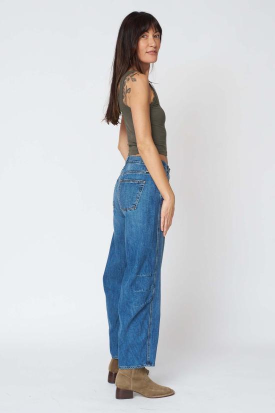  노엔드 데님 데님 팬츠 아바 플러터 슬링핏 진 포모나 워시 - NOEND DENIM