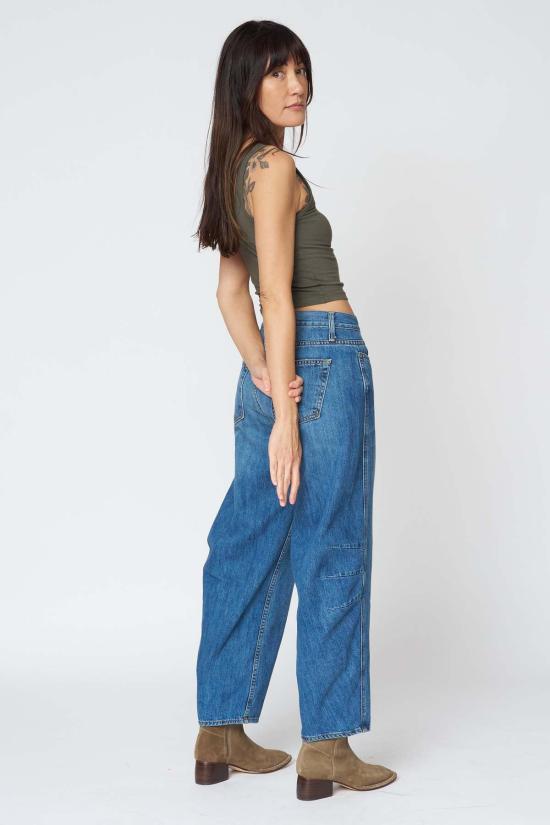  노엔드 데님 데님 팬츠 아바 플러터 슬링핏 진 포모나 워시 - NOEND DENIM