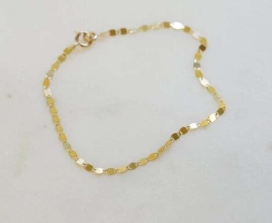  gjenmi 바디 주얼리 젠미 디스코 브레이슬릿 14K 골드