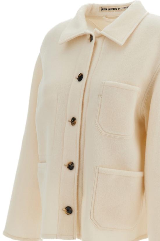 26FW 메타 캄파니아 자켓 PAJ002PNUBE001001 White - META CAMPANIA