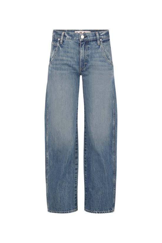  아모 데님 데님 팬츠 에스메 배럴 진 플리커 - AMO DENIM