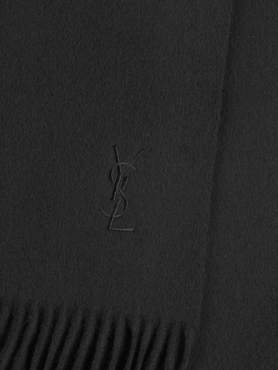 26FW 생로랑 머플러/스카프 A006VO 3Y201 Black - SAINT LAURENT