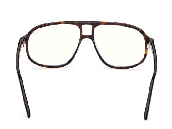 26SS 톰포드 선글라스 Ft6082-B 호피무늬 메탈릭 액센트 에비에이터 안경 - TOMFORD