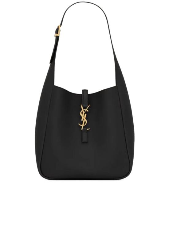 26FW 생로랑 LE 5 A 7 서플 그레인드 레더 스몰백 850533 AAAUQ Black