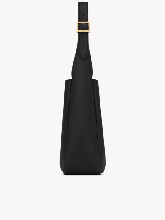 26FW 생로랑 LE 5 A 7 서플 그레인드 레더 스몰백 850533 AAAUQ Black - SAINT LAURENT