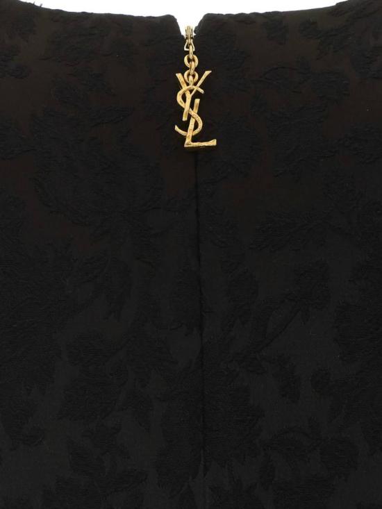 26FW 생로랑 원피스 A002HI Y3L66 Black - SAINT LAURENT
