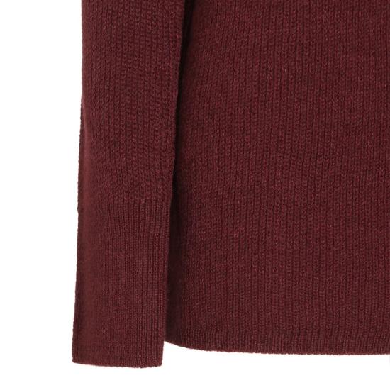 26FW 블루마린 니트웨어 RF6197MAB3991317 Burgundy - BLUMARINE