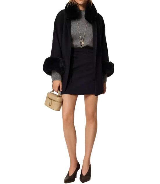 26FW 트윈셋 코트 262TO573000006 Black - TWINSET