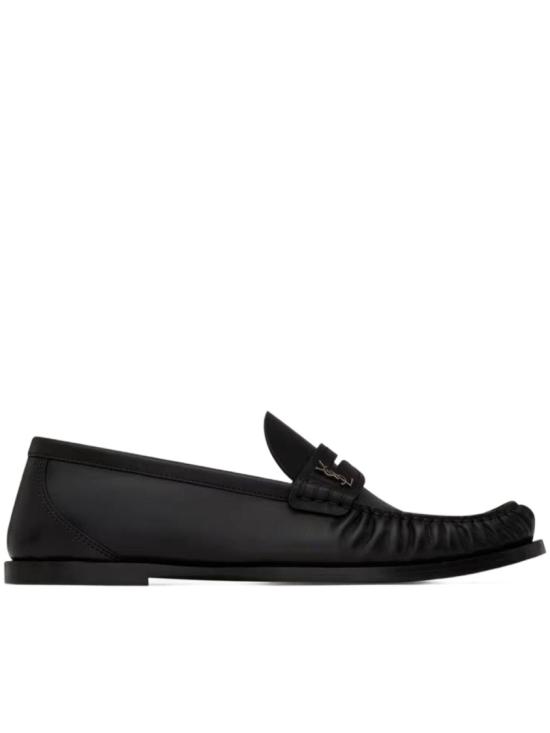 26FW 생로랑 스무스 레더 카산드라 로퍼 820618 AAELH Black