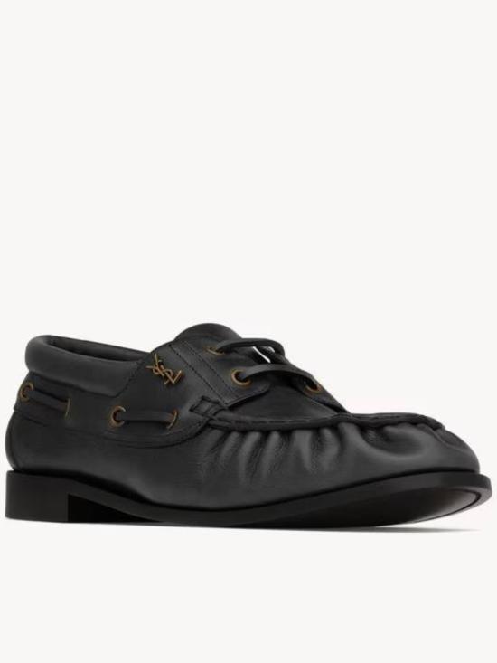 26FW 생로랑 로퍼 A002HL 25VAA Black - SAINT LAURENT
