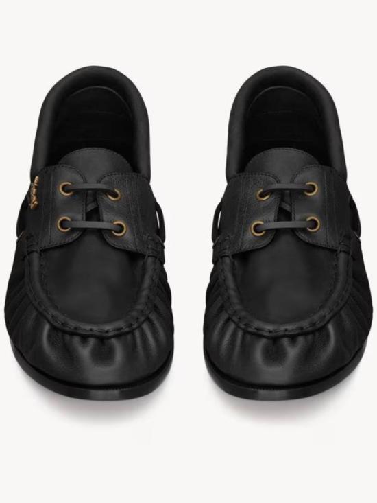 26FW 생로랑 로퍼 A002HL 25VAA Black - SAINT LAURENT