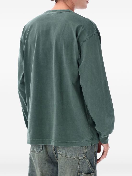 26FW 칼하트 WIP 비스타 롱슬리브 티셔츠 I030779 3U0GD DARK SCARAB DOM - CARHARTT WIP