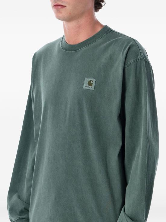 26FW 칼하트 WIP 비스타 롱슬리브 티셔츠 I030779 3U0GD DARK SCARAB DOM - CARHARTT WIP