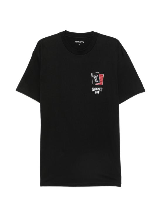 26FW 칼하트 WIP 반팔 티셔츠 I036895 89XX BLACK DOM