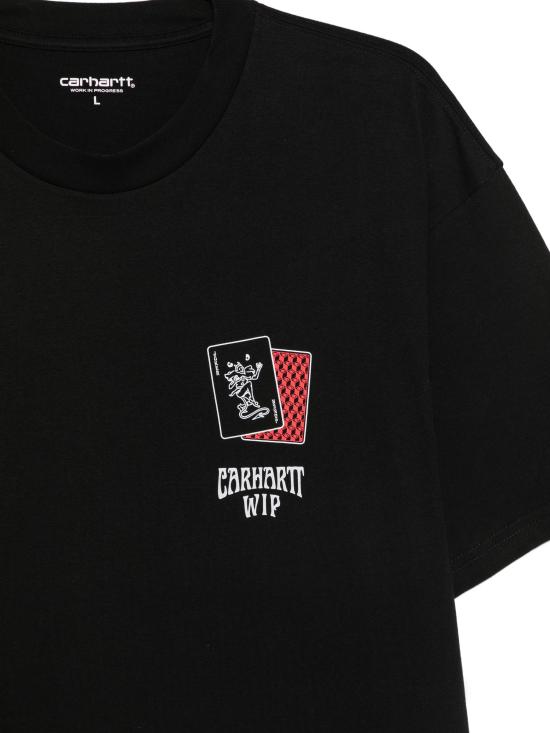 26FW 칼하트 WIP 반팔 티셔츠 I036895 89XX BLACK DOM - CARHARTT WIP