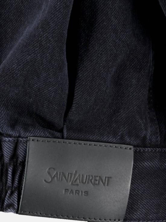 26FW 생로랑 데님 A001X5 Y10YA Black - SAINT LAURENT