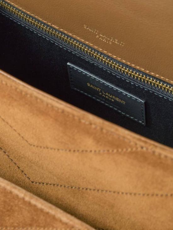 26FW 생로랑 니키 미디움 스웨이드 숄더백 633184 1U807 Brown - SAINT LAURENT