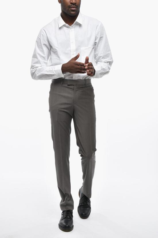  꼬르넬리아니 스트레이트 팬츠 854215 0118563 001 GREY Gray - CORNELIANI