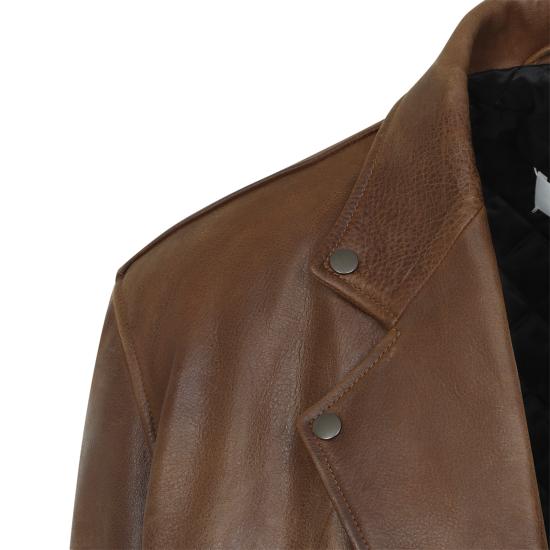 26FW 마르지엘라 가죽 자켓 S67AM0125 M07048 133 COGNAC - MAISON MARGIELA