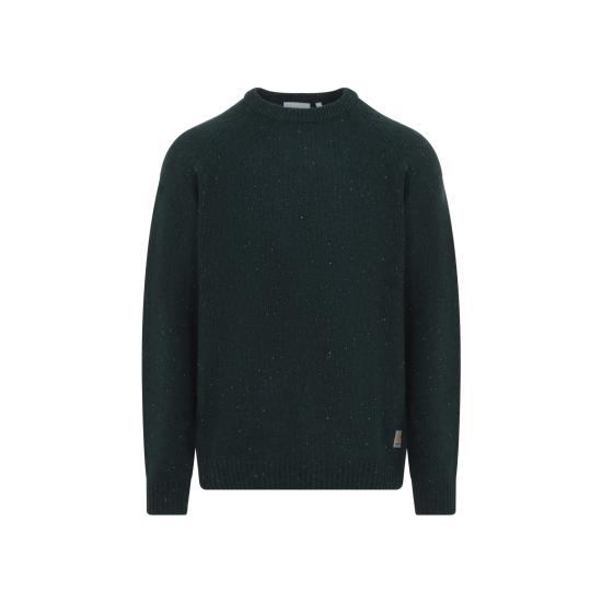 26FW 칼하트 WIP 앙글리스틱 스웨터 I0109773YOXX SPECKLED DARK SCARAB
