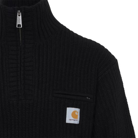 26FW 칼하트 WIP 디트로이트 하프 집 스웨터 I03539889XX BLACK - CARHARTT WIP