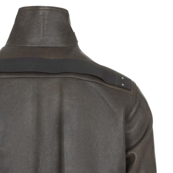 26FW 릭 오웬스 가죽 자켓 RR02F4705 LCD 39 WASHED BLACK - RICK OWENS