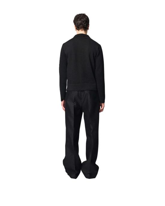  오마르 아프리디 스트레이트 팬츠 OA AW26 TRS 101 02 BLACK - OMAR AFRIDI
