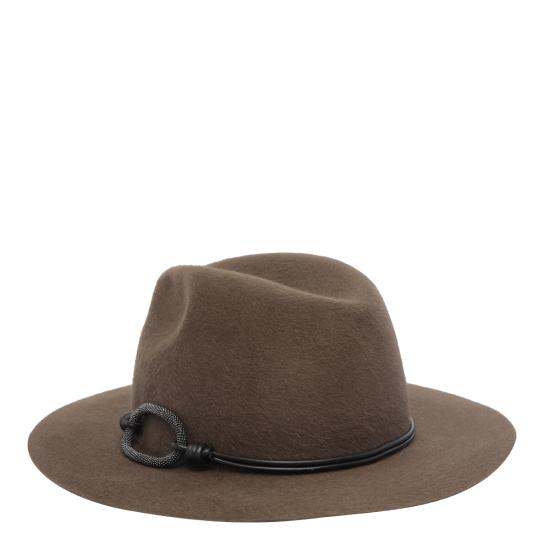 26FW 브루넬로 쿠치넬리 모자 MCAP90233 C2870 BROWN - BRUNELLO CUCINELLI