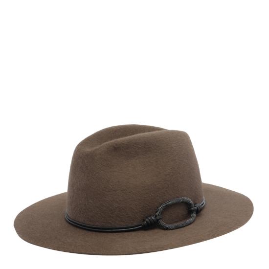 26FW 브루넬로 쿠치넬리 모자 MCAP90233 C2870 BROWN - BRUNELLO CUCINELLI