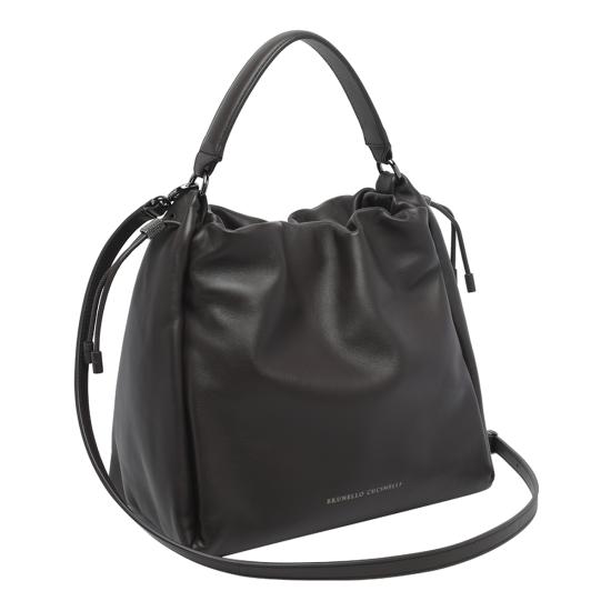 26FW 브루넬로 쿠치넬리 소프트 가죽 멜로우 버킷 백 MBGPD3611 C8279 BROWN - BRUNELLO CUCINELLI