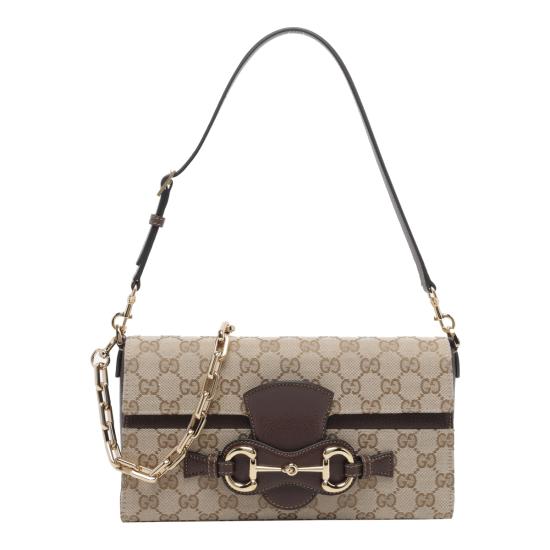 26FW 구찌 홀스빗 리스트레토 미디엄 숄더백 A006KQ FAGGX9651 BEIGE