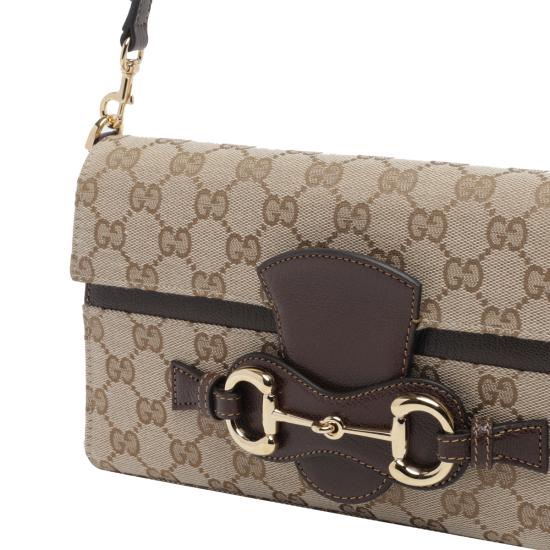 26FW 구찌 홀스빗 리스트레토 미디엄 숄더백 A006KQ FAGGX9651 BEIGE - GUCCI