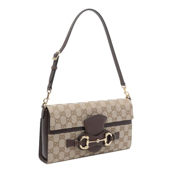 26FW 구찌 홀스빗 리스트레토 미디엄 숄더백 A006KQ FAGGX9651 BEIGE - GUCCI