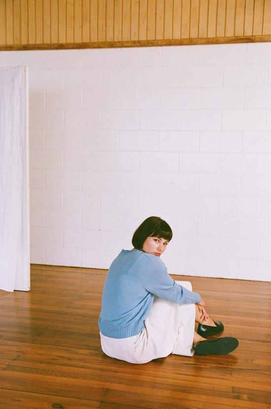  프랜시 스웨터 트링킷 니트  셀레스트 블루 - FRANCIE
