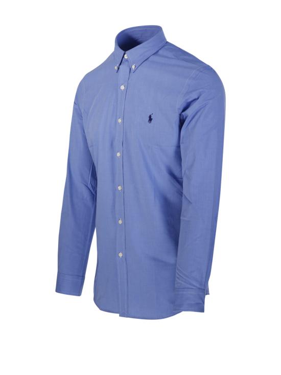 26FW 랄프 로렌 긴팔 셔츠 710928254003 2865 BLUE END ON - RALPH LAUREN