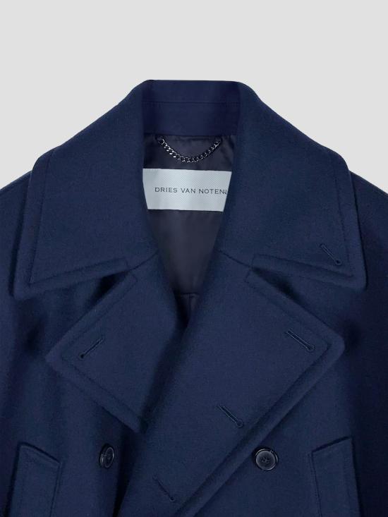 26FW 드리스 반 노튼 자켓 0202194216 509 NAVY - DRIES VAN NOTEN