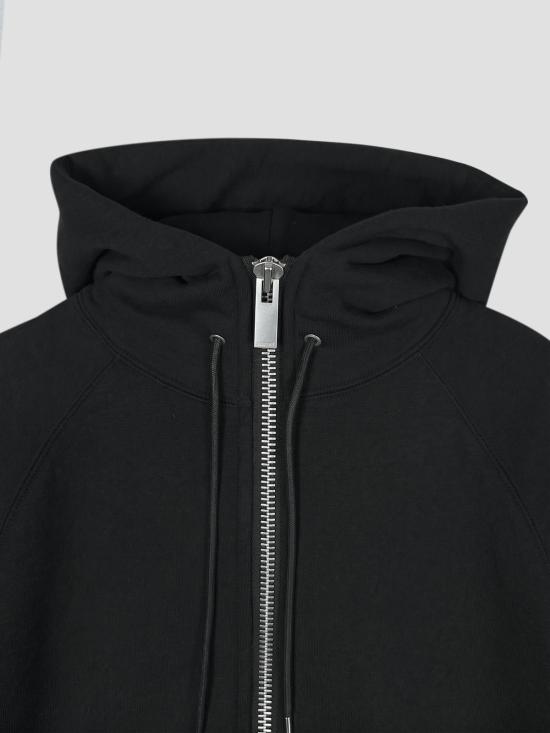 26FW 사카이 후드 티셔츠 2608684 001 BLACK - SACAI