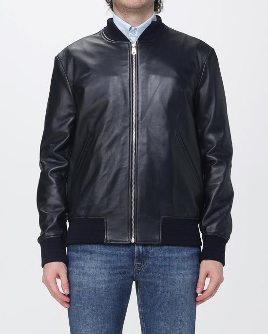 26FW 폴 스미스 가죽 자켓 M1R 280U T01388 49A BLU NAVY - PAUL SMITH