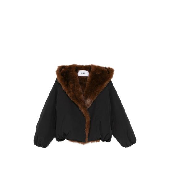 26FW 엘레 자켓 EFW260126 NERO BLACK BROWN