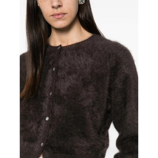 26FW 알마다 라벨 가디건 4714 COCO CHOCO BROWN - ALMADA LABEL